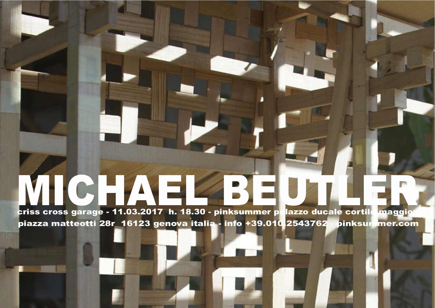 Michael Beutler – Criss Cross Garage